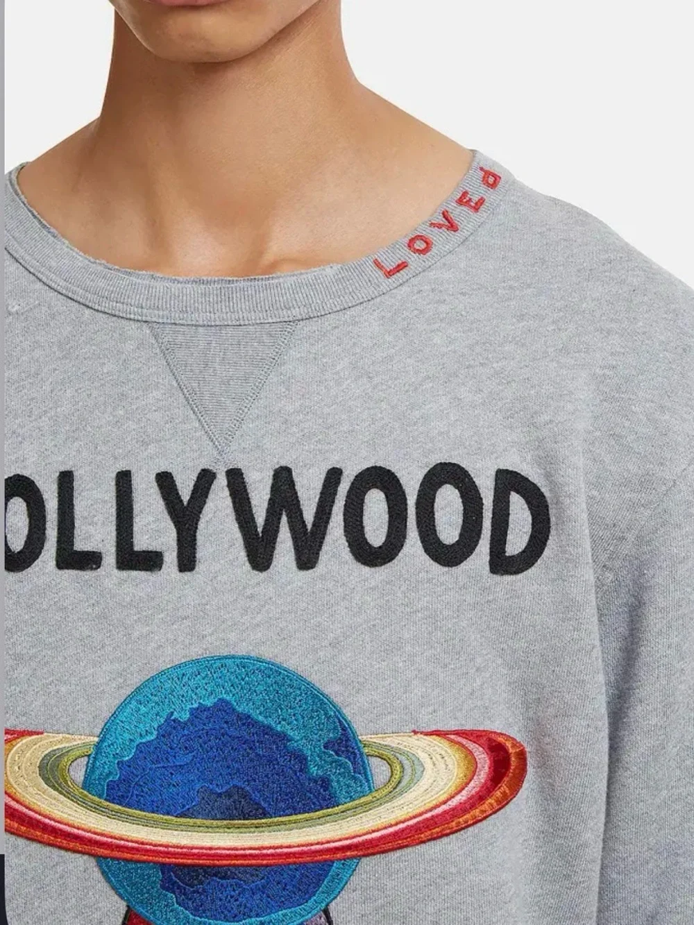 SALE‼️GUCCI Hollywood Grey Crewneck